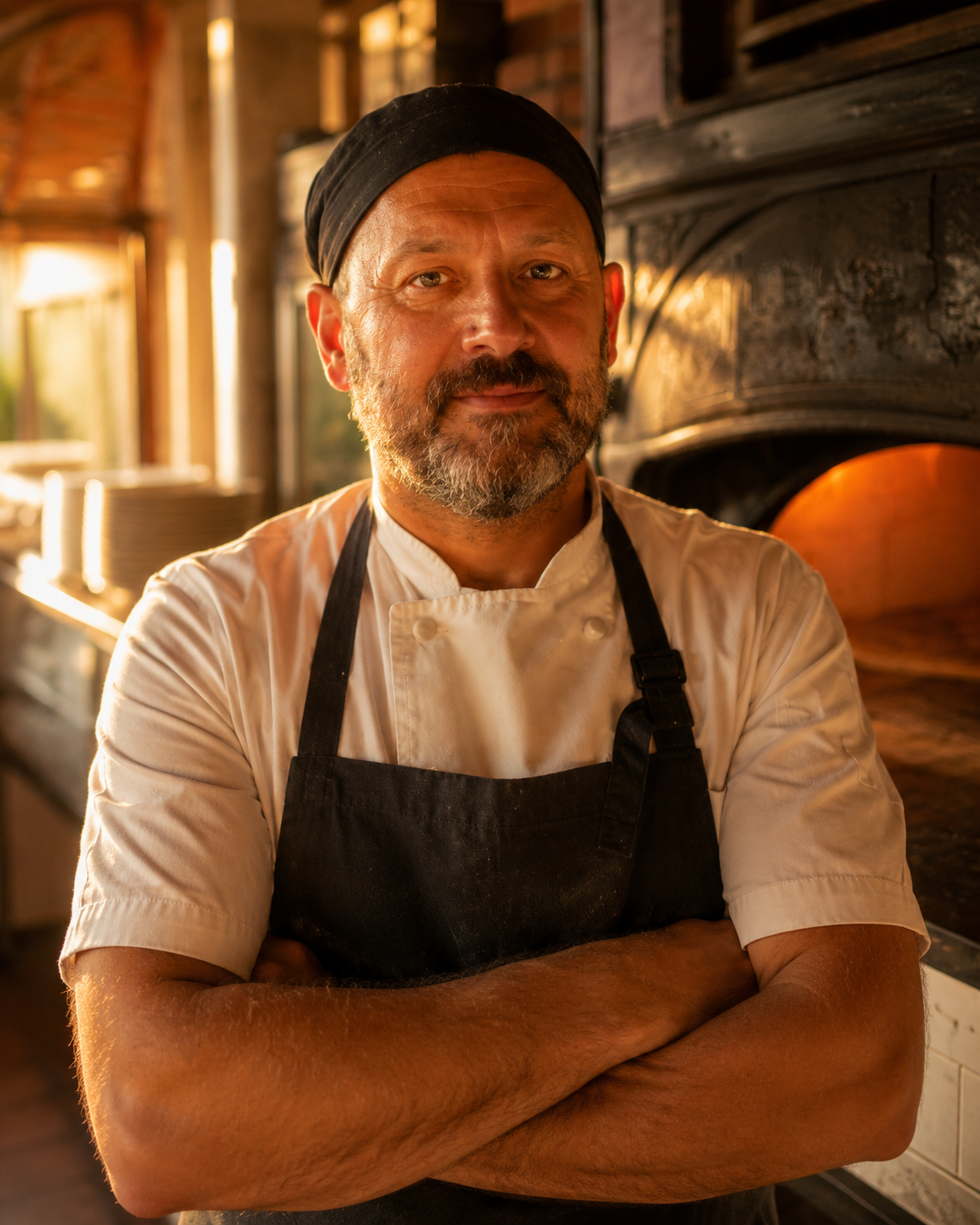 Marcus Williams, Cohort 9 graduate, in the kitchen